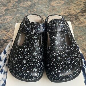 Alegria Black Floral Women’s Shoes